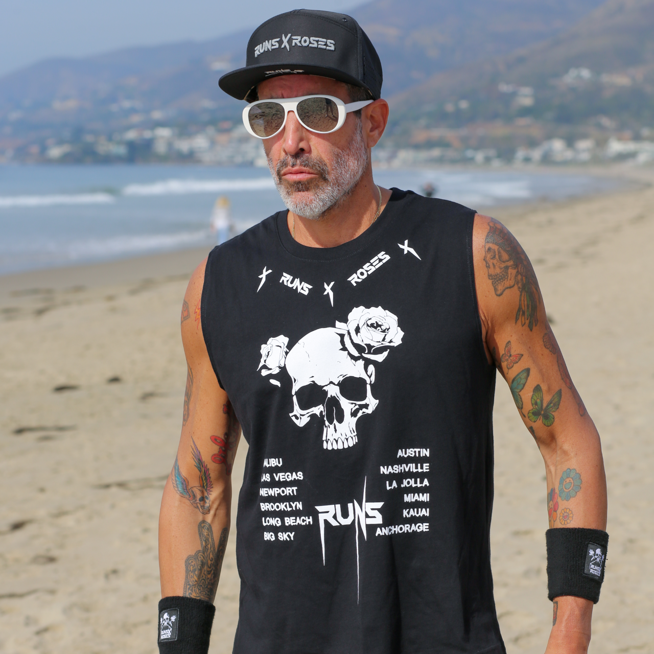 RXR Running Skull Muscle Tee