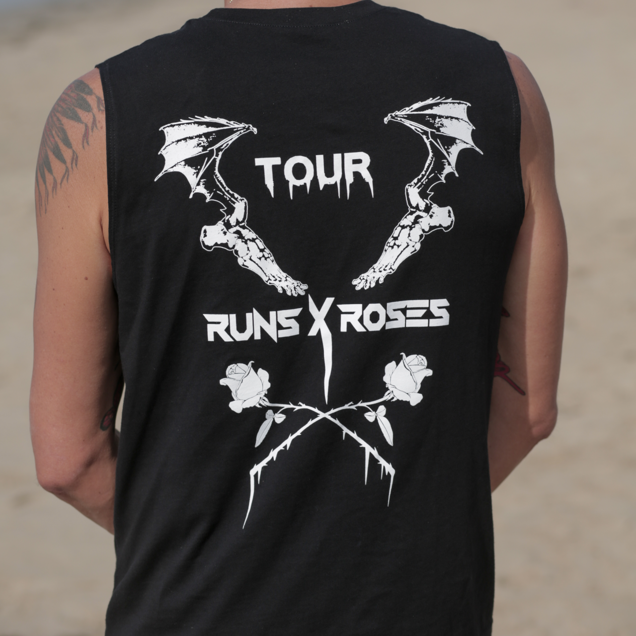 RXR Running Skull Muscle Tee