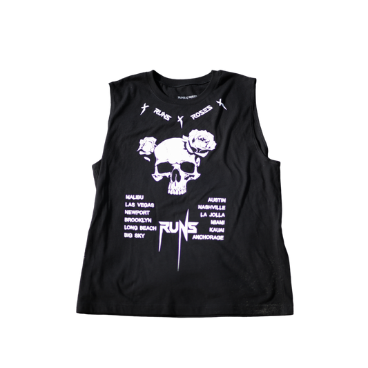 RXR Running Skull Muscle Tee